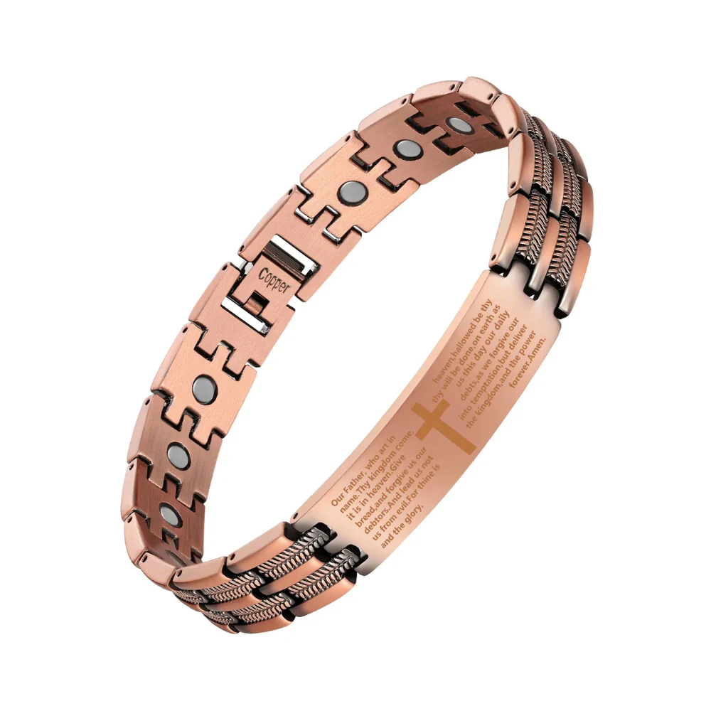 Copper Cross Bracelet - Image 7