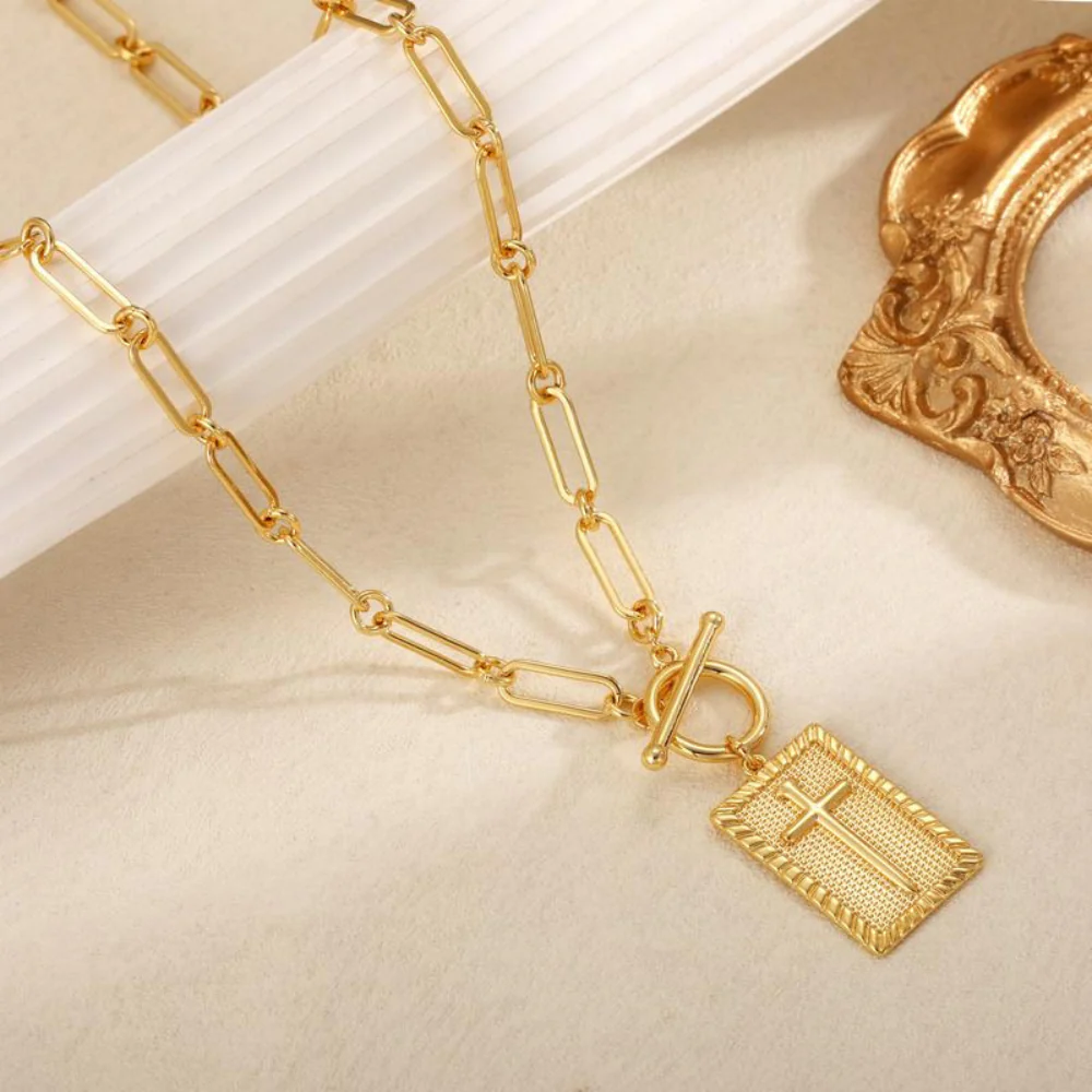 Cross Choker Necklace - Image 7