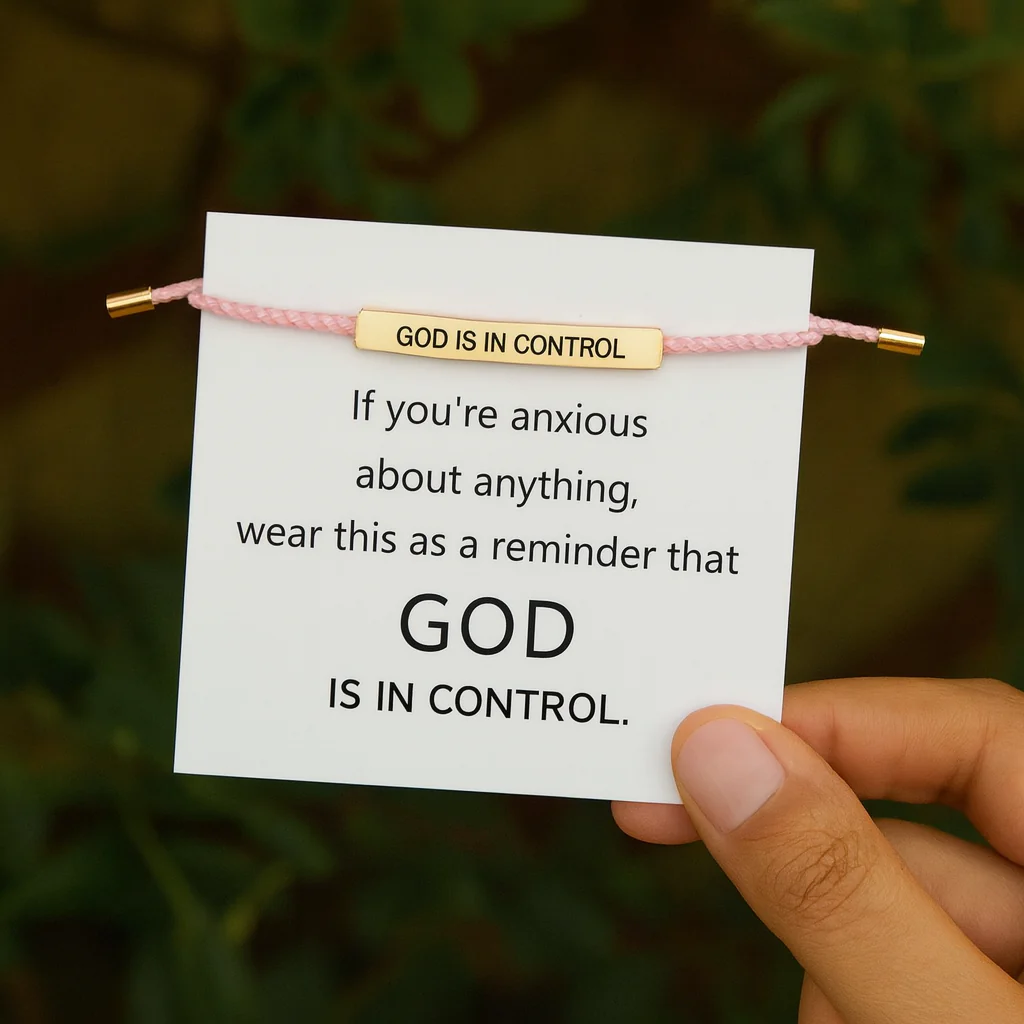 God Is In Control Bracelet - Image 6
