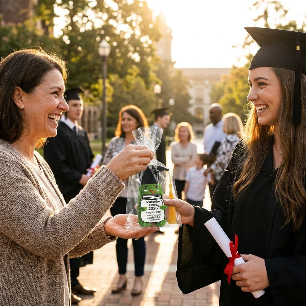 Handmade Crochet Graduation Pickle - Image 6
