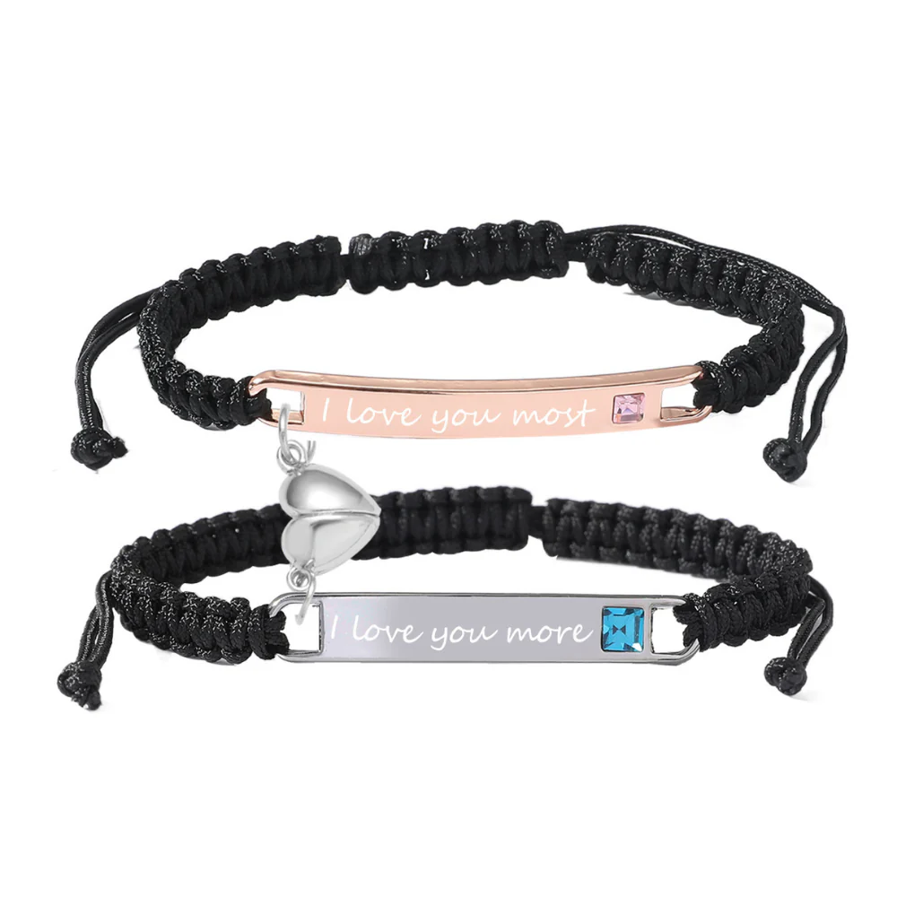 Magnetic Hearts Couples Bracelet - Image 7