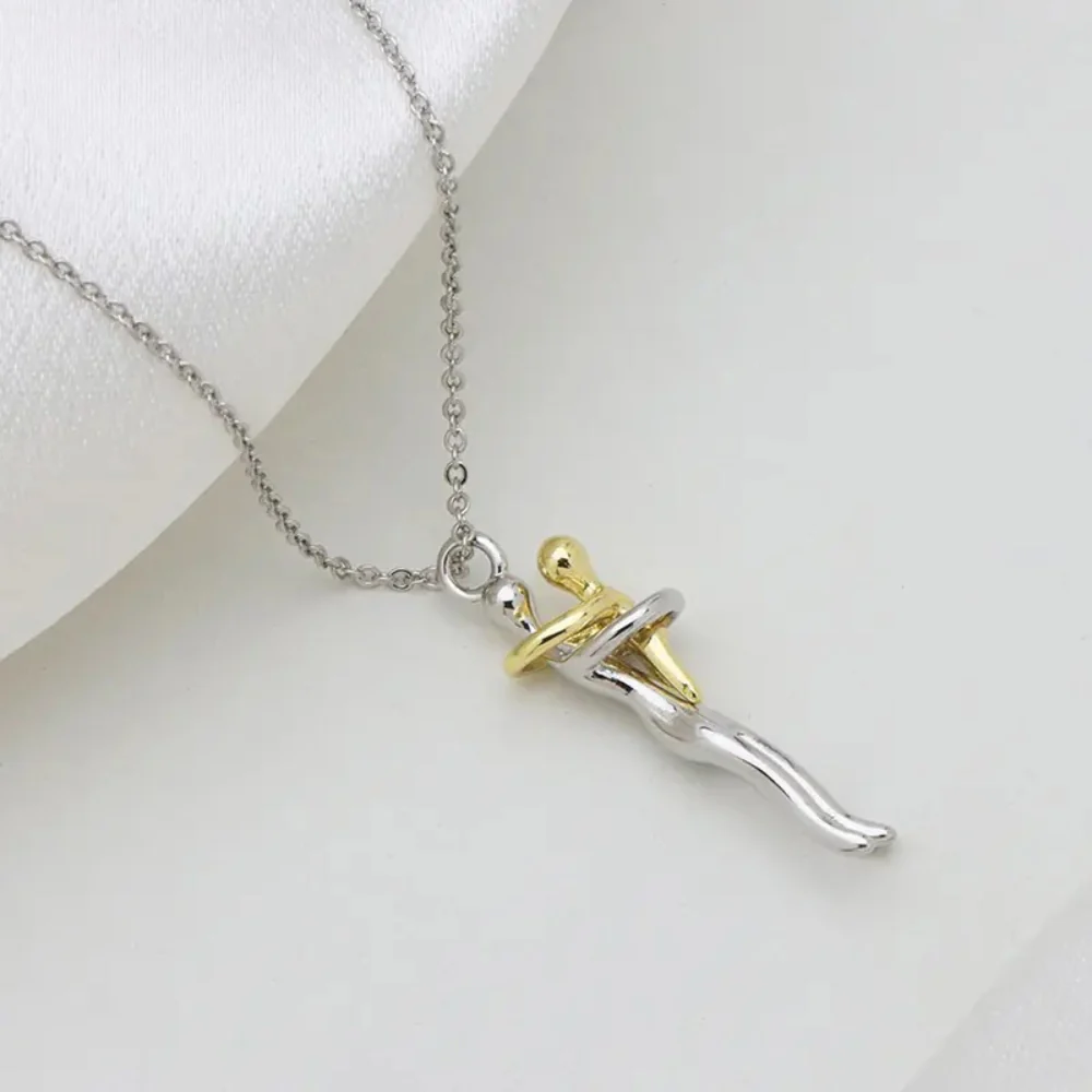 Mommy and Me Hug Necklace