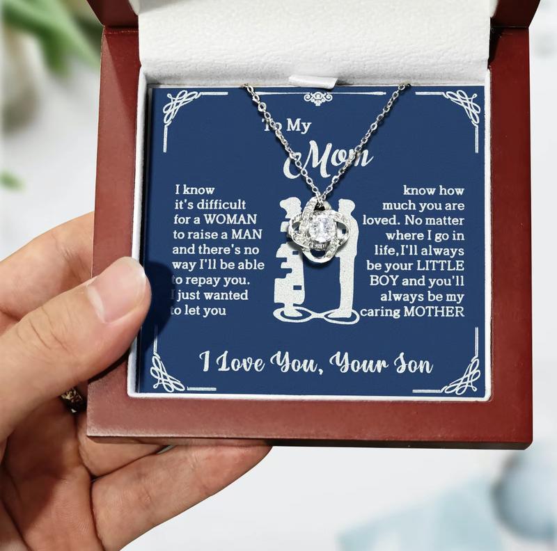 To My Mom – Forever Your Little Boy Necklace - Image 8