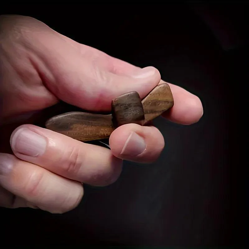 Wooden Heart Cross – Pocket Prayer Cross - Image 2
